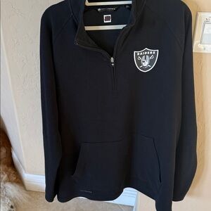 Travis Mathew nfl raiders half zip